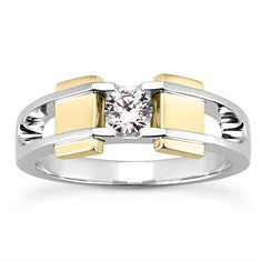 The Luca Diamond 14kt Gold Ring For Him