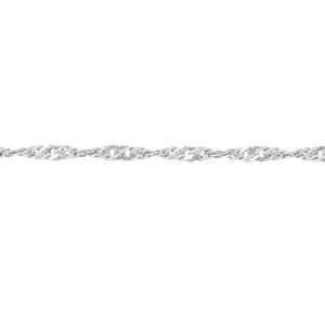 Sterling Silver 1.7mm Singapore Chain