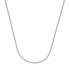 Load image into Gallery viewer, Sterling Silver 1.25mm Wheat Chain with Lobster Lock