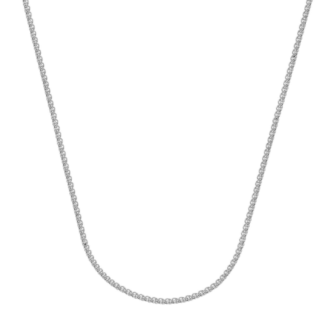 Sterling Silver 1.25mm Wheat Chain with Lobster Lock