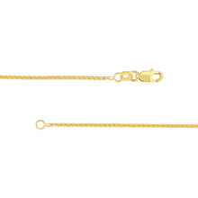 Load image into Gallery viewer, Sterling Silver 1.25mm Wheat Chain with Lobster Lock