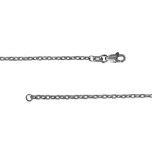 Load image into Gallery viewer, Sterling Silver 1.85mm Designer Rolo Chain with Lobster Lock