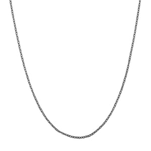 Sterling Silver 1.85mm Designer Rolo Chain with Lobster Lock