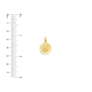 Communion Medal 14kt Gold Pendant Charm