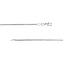 Load image into Gallery viewer, Sterling Silver 1.6mm Snake Chain