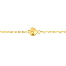 Load image into Gallery viewer, Puffy Heart Trio 14kt Gold Bracelet