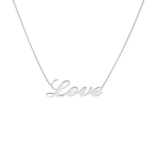 Load image into Gallery viewer, Cursive Love 14kt Gold Necklace