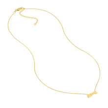 Load image into Gallery viewer, Mini Script Love 14kt Gold Necklace