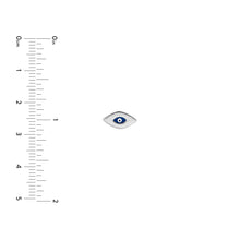 Load image into Gallery viewer, Mini Evil Eye Earrings