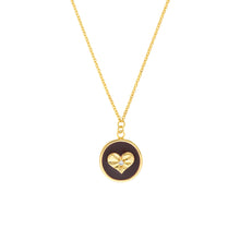 Load image into Gallery viewer, I See Red Heart Medallion 14kt Gold Necklace