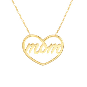 Moms Open Heart Necklace