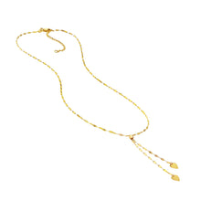 Load image into Gallery viewer, Sweet Heart Lariat 14kt Gold Necklace