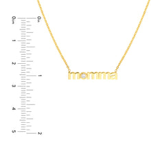 Load image into Gallery viewer, Momma Necklace w 3pt Diamond