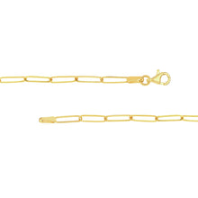 Load image into Gallery viewer, Love Paper Clip 14kt Gold Necklace