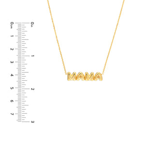 Puff Mama 14kt Gold Necklace