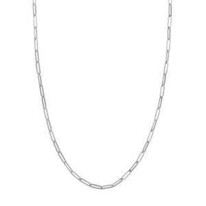 14kt Gold Paper Clip Fashion Chain Necklace