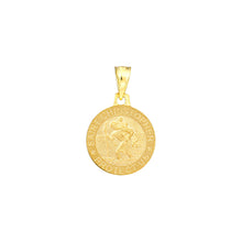 Load image into Gallery viewer, 14K Round St Christopher Medal