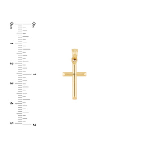 14K Classic Cross Pendant